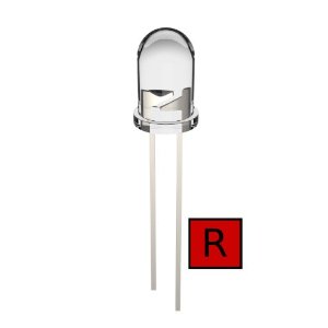 LED Διάφανο 5mm Κόκκινο