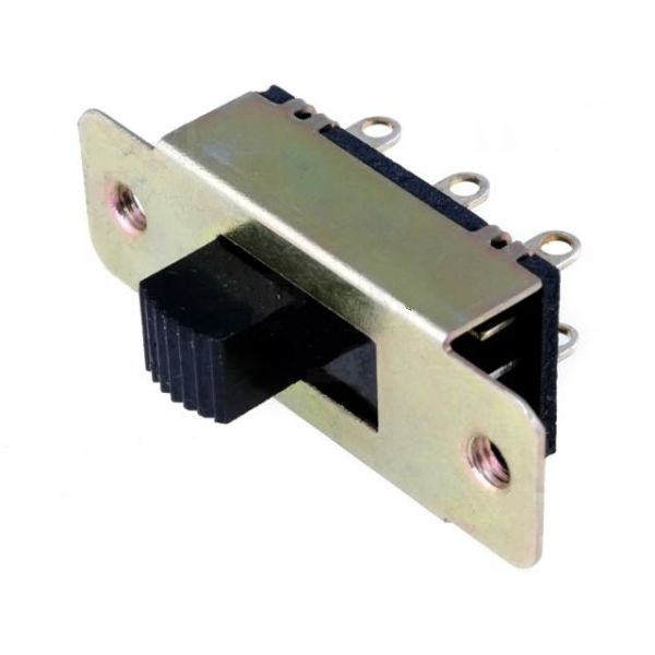 Διακόπτης Συρόμενος DPDT On-Off-On (3A/250VAC)