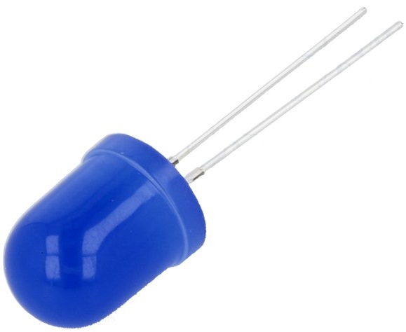LED Diffused 10mm Μπλε
