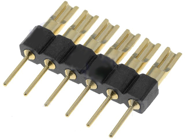 Pin Header 1x6 Male - Soldering