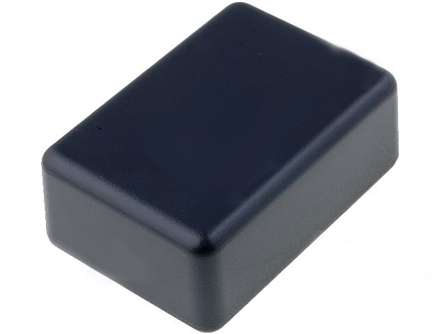Κουτί Κατασκευών 50x35x17mm Μαύρο (Hammond 1551GBK)
