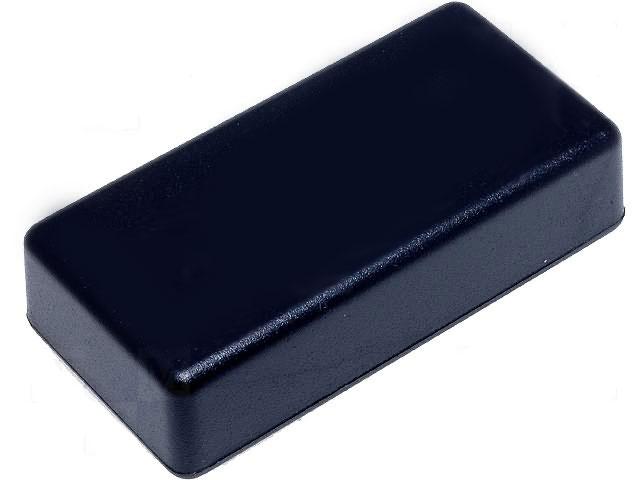 Κουτί Κατασκευών 80x40x20mm Μαύρο (Hammond 1551KBK)