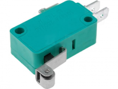 Microswitch SPDT ON-(ON) - with Small Roller