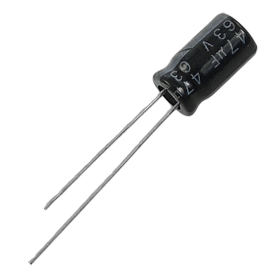 Electrolytic Capacitor 63V 2.2uF