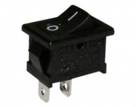 Rocker Switch ON-OFF Μαύρο