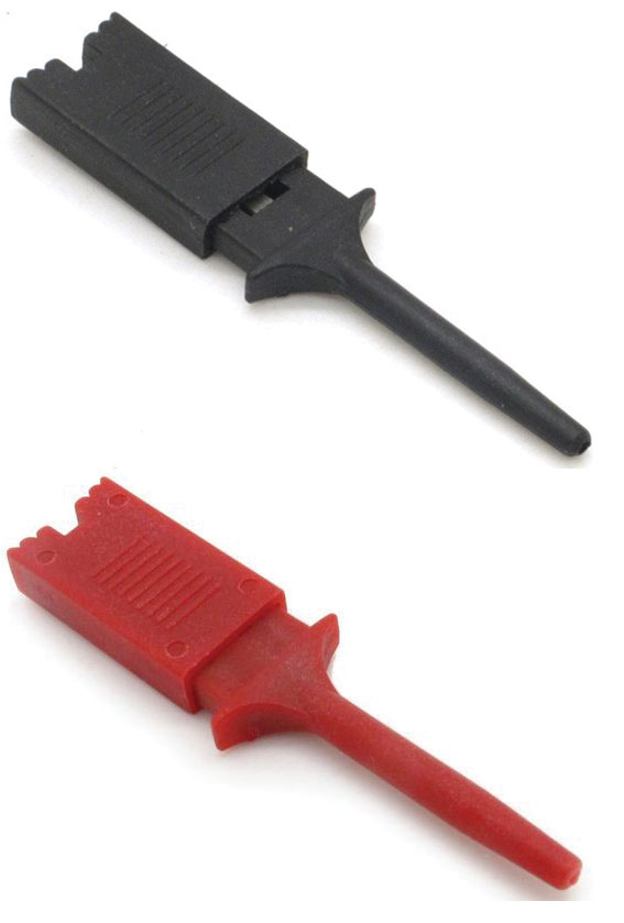IC Hook Connector - Set Red/Black 10pcs