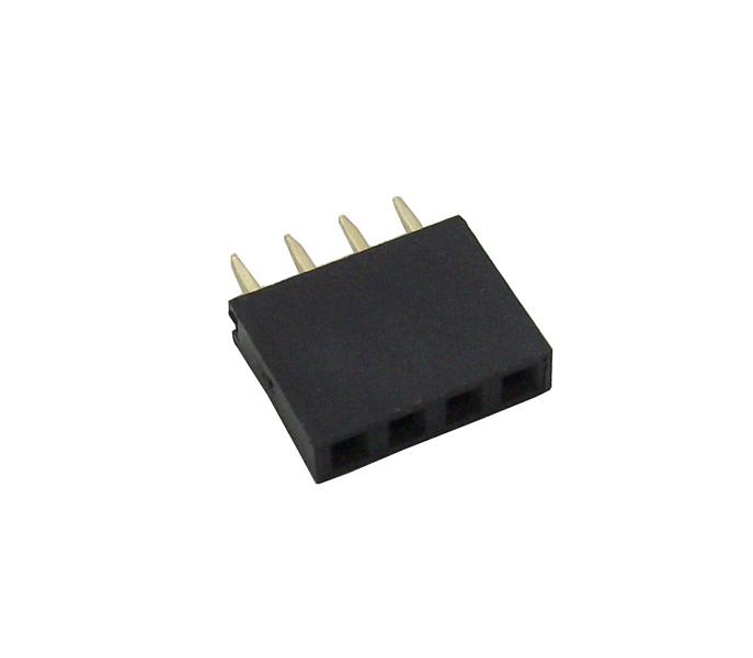 Pin Header 1x4 Female 2.54mm
