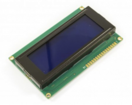 Basic 20x4 Character LCD - White on Blue 5V