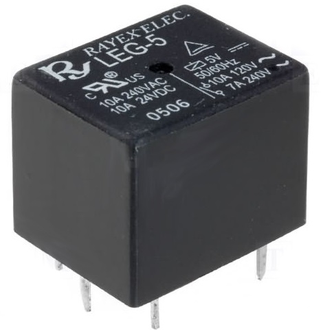 Relay 5V SPDT SRD - 10A/24VDC