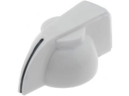 Chicken Head Knob White - 14x20mm