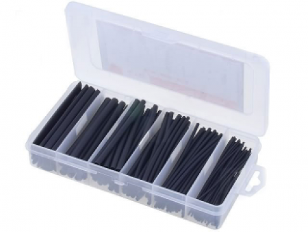 Θερμοσυστελλόμενα Σετ 170pcs - Μαύρα