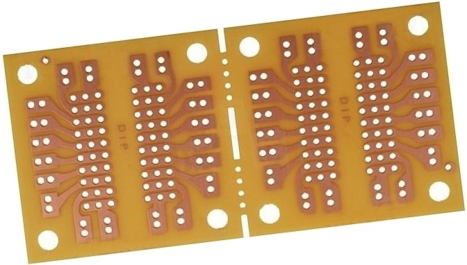 Πλακέτα Διάτρητη 91x45mm PC-5
