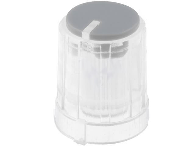 Potentiometer Knob 13x16mm - Plastic Transparent