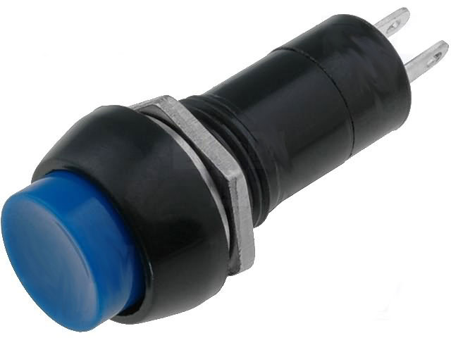 Push Button Monostable Blue