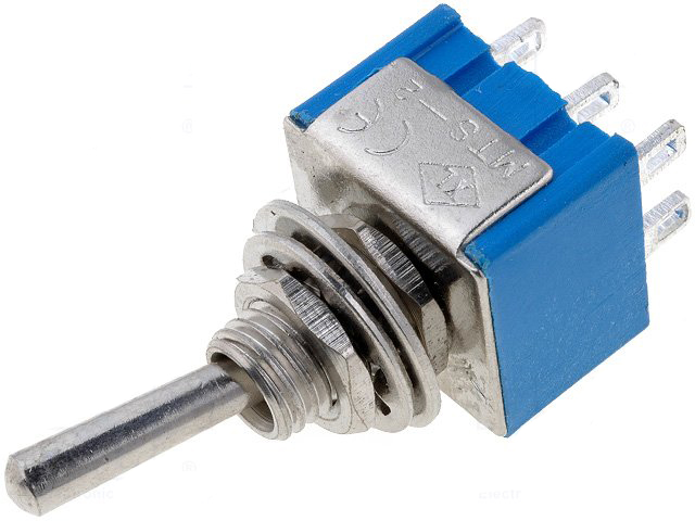 Toggle Switch DPDT ON-ON (3A/250V)