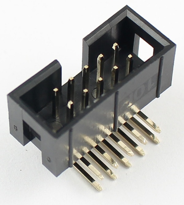 IDC Connector 2x5 Pin Male Angle