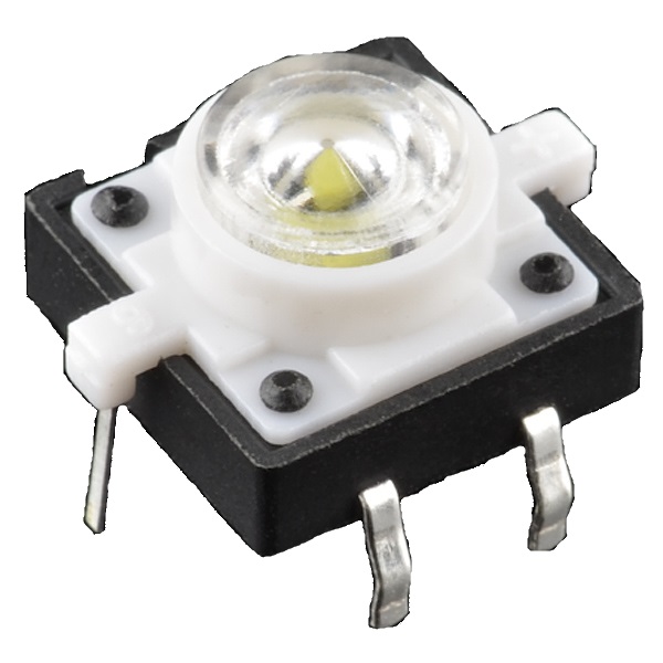 LED Tactile Button - White