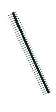 Pin Header 1x40 Male 2.54 mm Black