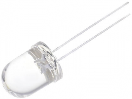 Led Διάφανο 10mm Μπλε