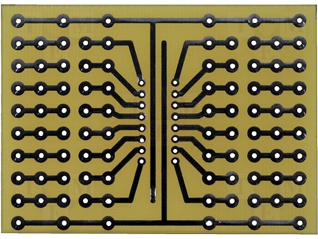 Πλακέτα διάτρητη 72x52mm UM-3