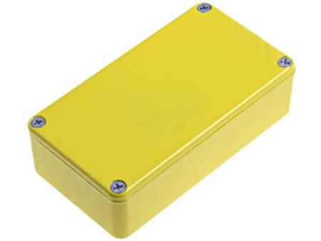 Κουτί Κατασκευών 112x60x31mm - Αλουμινίου Κίτρινο