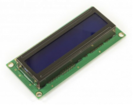 Basic 16x2 Character LCD - White on Blue 5V (EU Characters)