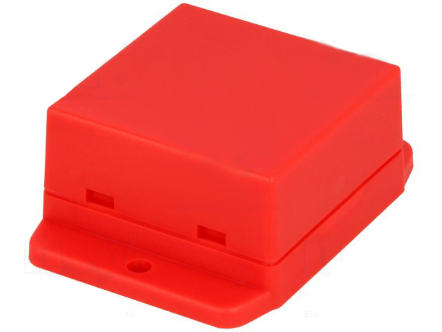 Κουτί Κατασκευών 50x50x27mm - ABS Κόκκινο (Gainta NUB505027RD)