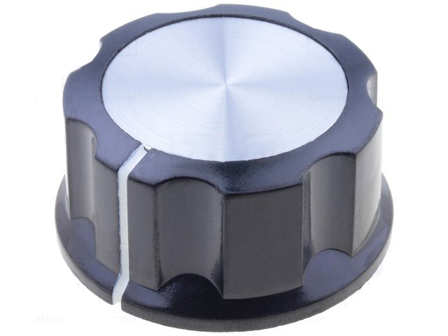 Potentiometer Knob 29.6x16mm - Silver