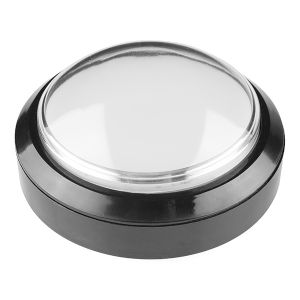 Big Dome Push Button - White 100mm