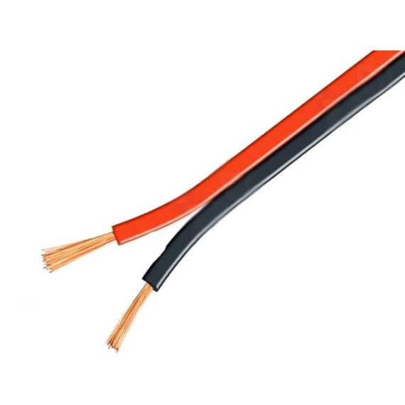 Καλώδιο 2×0.35mm² Κόκκινο-Μαύρο