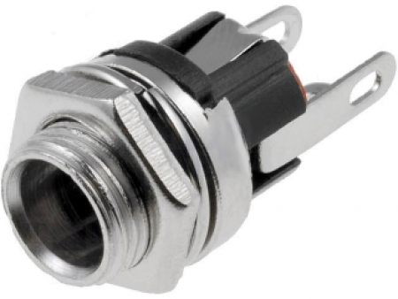 DC Power Jack 5.5x2.5 - Panel Mount