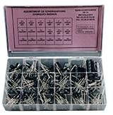 Assortiment de 155 condensateurs chimiques