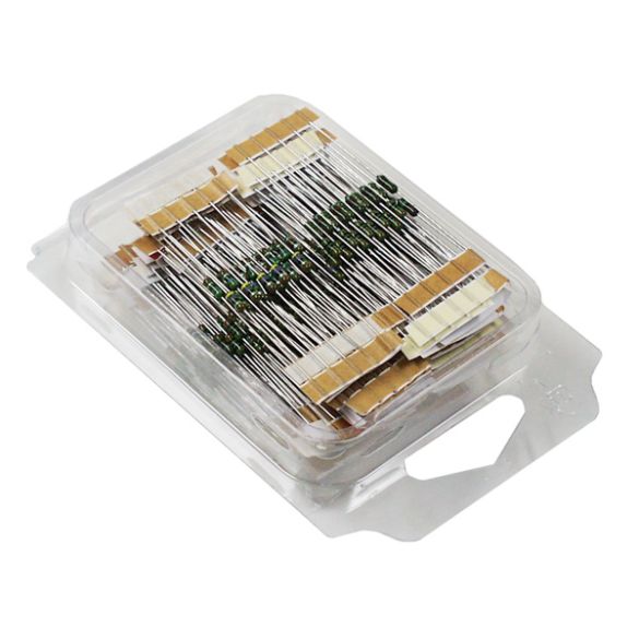 Assortiment de 500 résistances 1/2W 1%