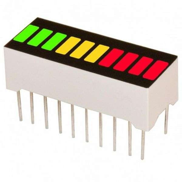 10Segment GREEN Bar Graph