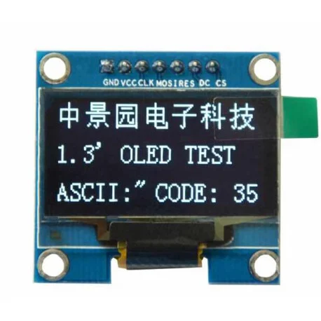1.3nch 128×64 OLED Display Screen Module I2C - iotwebplanet.com