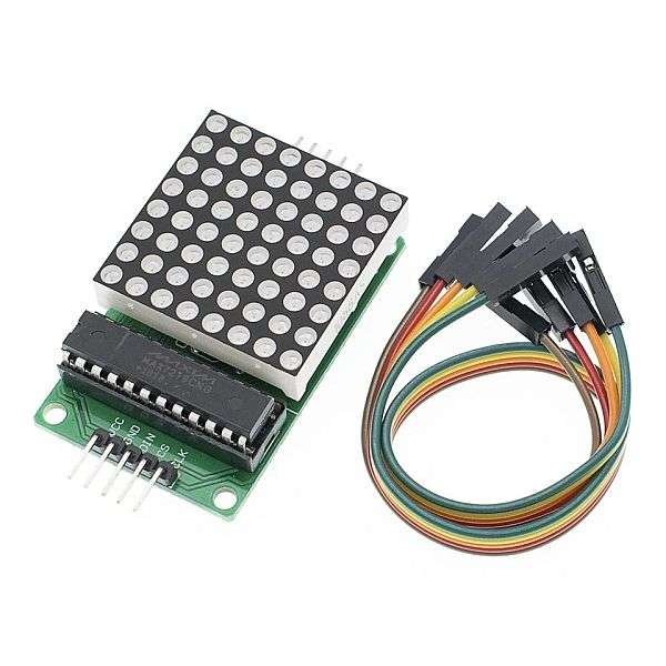 MAX7219 8*8 dot matrix module microcontroller module display module MCU LED Display Control Module For Arduino 5V - iotwebplanet.com