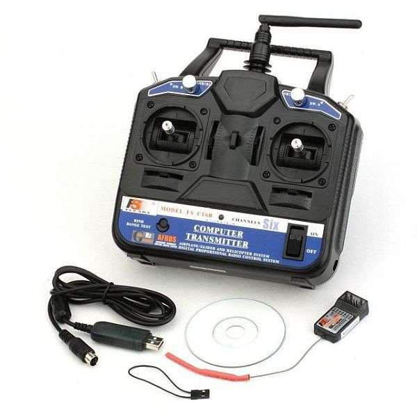 FlySky CT6B 2.4Ghz 6CH Transmitter with FS-R6B Receiver