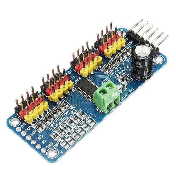 16-Channel 12-bit PWM/Servo Driver I2C interface PCA9685 for Arduino Raspberry Pi - iotwebplanet.com