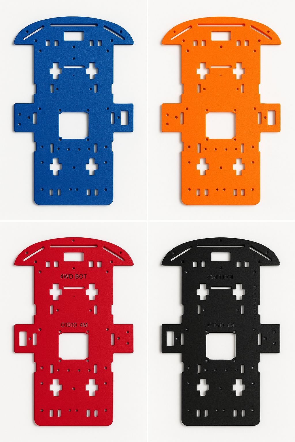 IWP BOT Chassis 4 Wheel Kit - iotwebplanet.com
