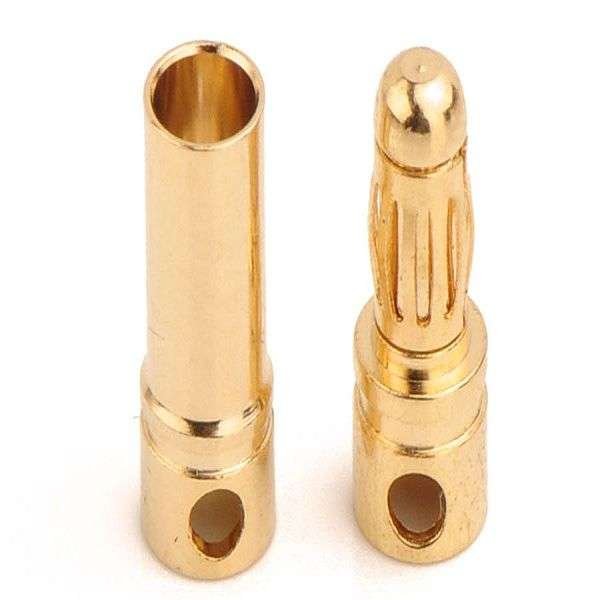 BULLET CONNECTOR PAIR 3.5 MM