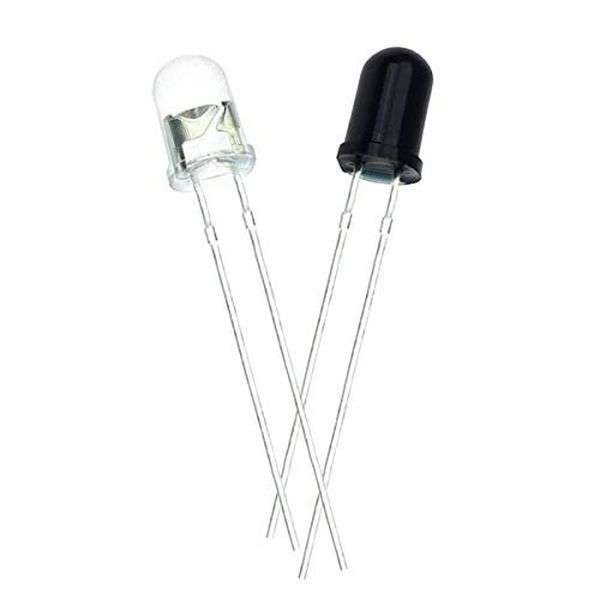 LED 5mm White Pair