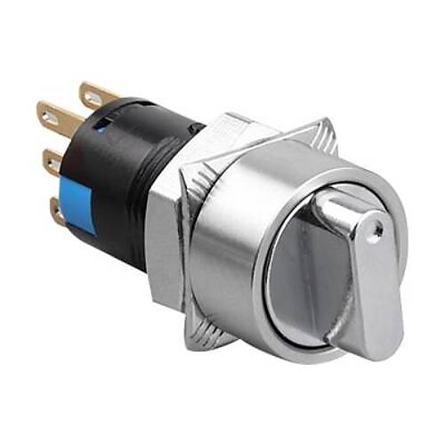 WD16X-P1 16mm Anahtarlı Mandal Buton 2NO+2NC