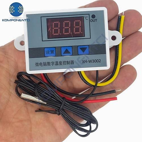 XH-W3002 220V AC Dijital Ayarlı Termostat 1500W