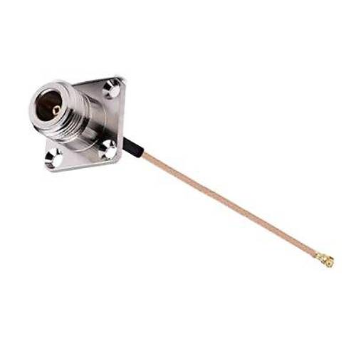 N-KF - IPEX 1 RG178 Dönüştürücü Kablo - 10cm