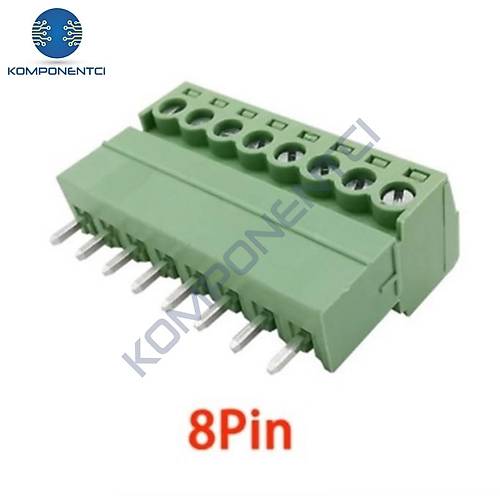 8 Pin 3.81mm Geçmeli 180C Takım Klemens