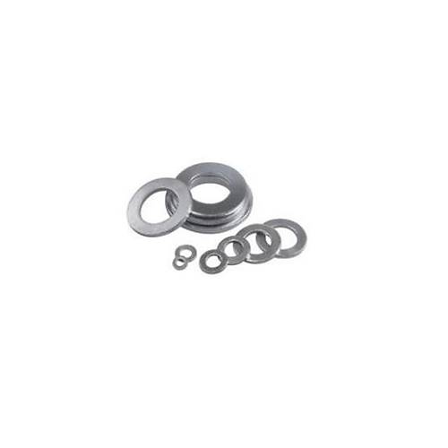 M5 DIN9021 Pul Beyaz Inox A2