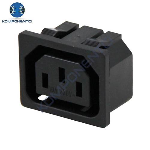 IC-212D C13 Power Soket Dişi Kulaksız AS-04F