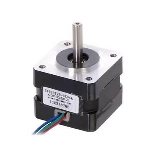 NEMA 14 Bipolar. 200 Adım. 35×28mm. 10V Step Motor - SY35ST28-0504A