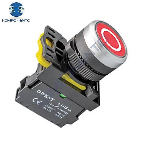 Gwest A5-01/2 22mm Stop İşaretli Yaylı Buton 1NC