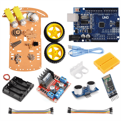 Arduino 2WD Araç Seti - Engelden Kaçan Robot Kiti - Videolu